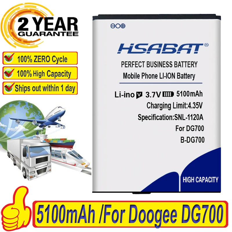 Высокое качество B DG700 батарея Для Doogee TITANS2 BDG700 мобильный телефон запасной аккумулятор|Аккумуляторы для
