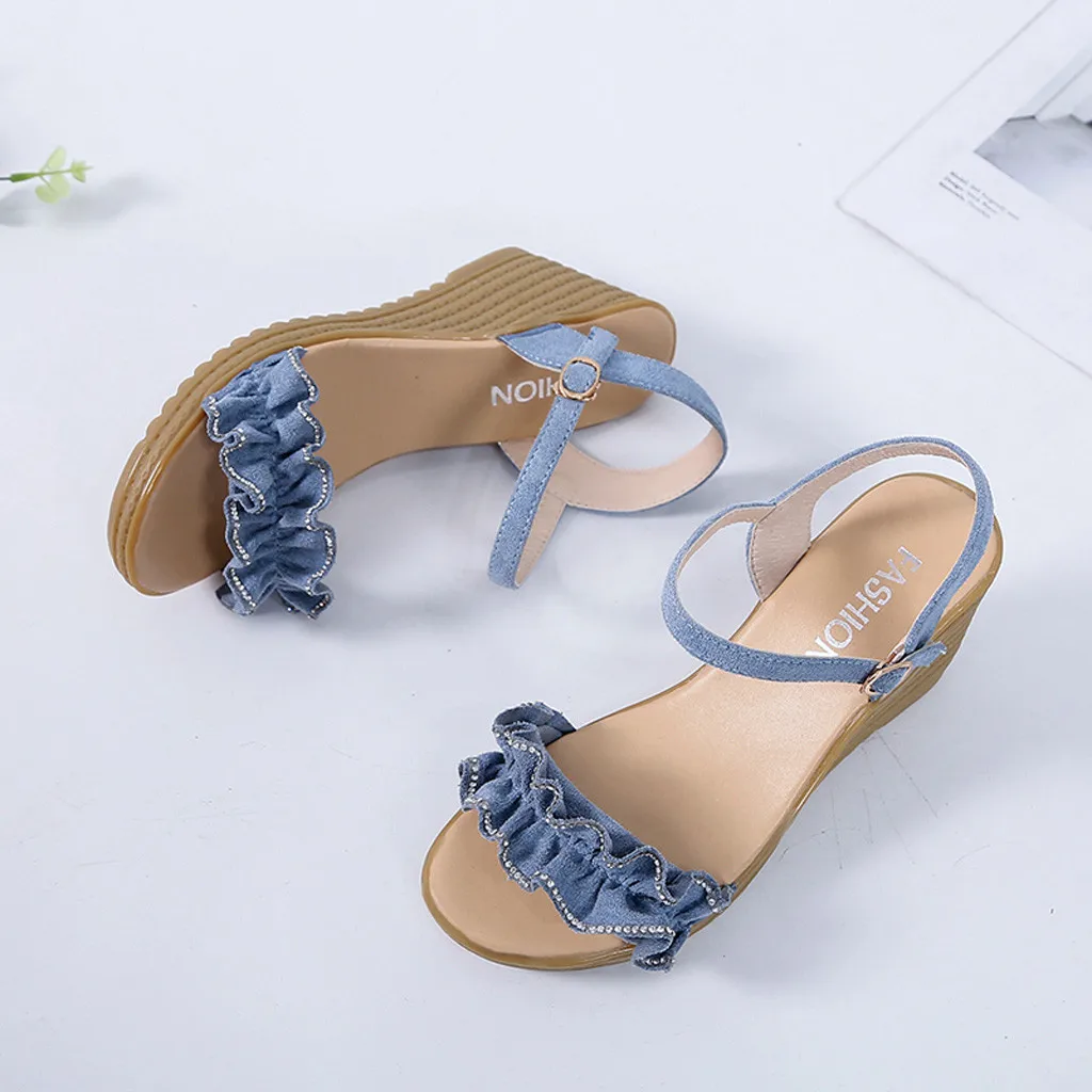 Women's Fashion Sandals Wild Wedge Sandals High Heel Sandals Lace Sandals Sexy High Quality Outside Ladies Shoes
Women's Fashion Sandals Wild Wedge Sandals High Heel Sandals Lace Sandals Sexy High Quality Outside Ladies Shoes