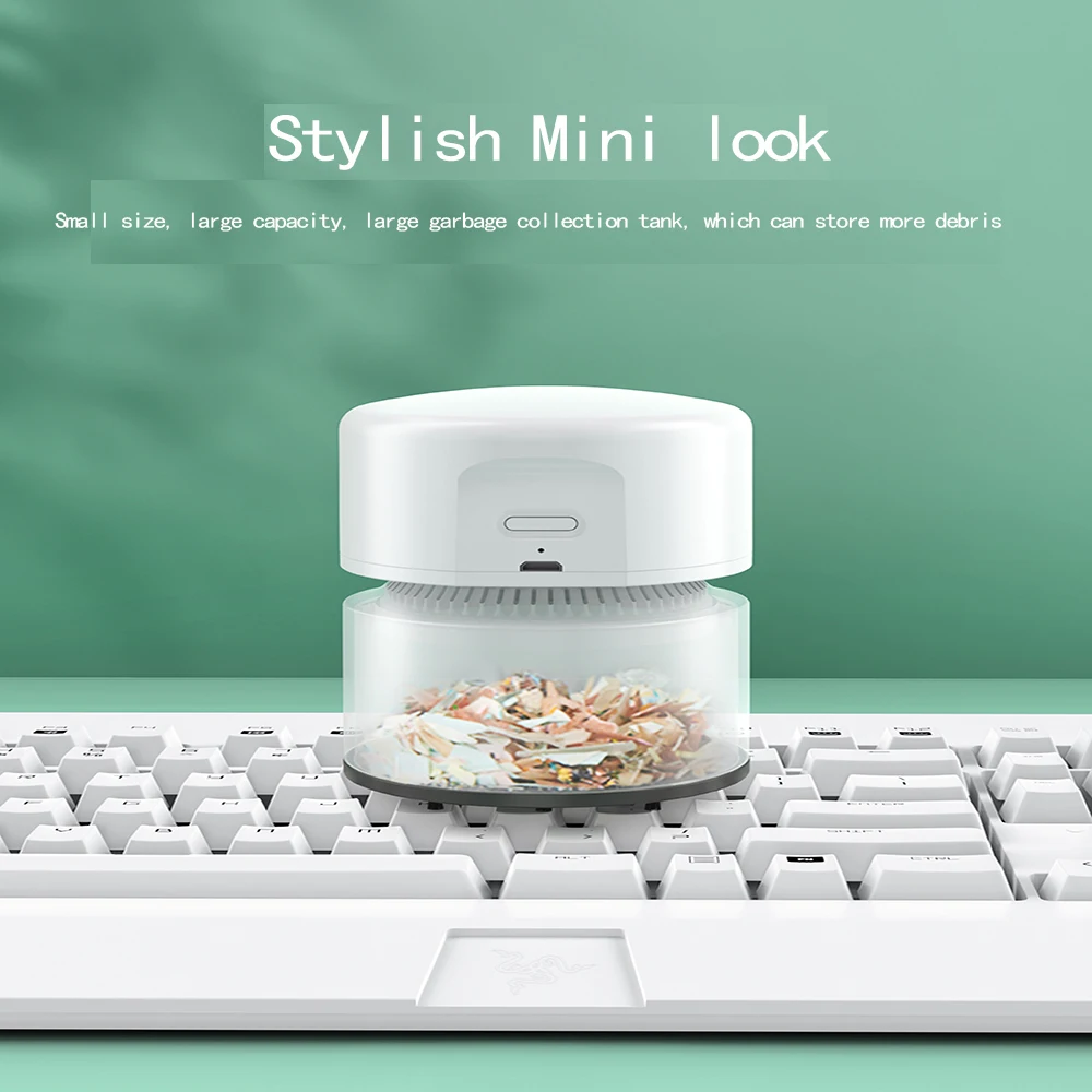 Desktop Mini Vacuum Cleaner Small U Disk Fashion Office Household Separation Dust Bin Design Portable Confetti Vacuum Cleaner
Desktop Mini Vacuum Cleaner Small U Disk Fashion Office Household Separation Dust Bin Design Portable Confetti Vacuum Cleaner