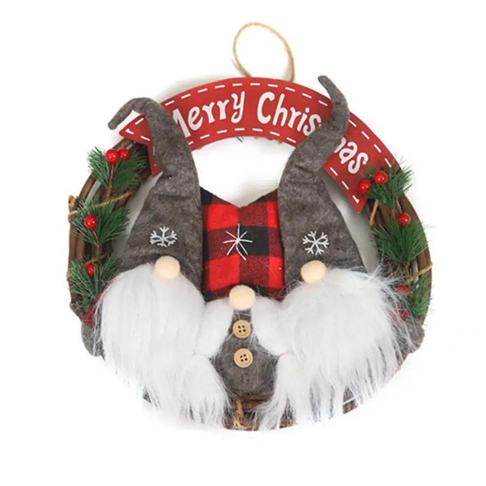 Excellent Workmanship Fabric Adorable Christmas Style Wreath Decor for Home
Excellent Workmanship Fabric Adorable Christmas Style Wreath Decor for Home