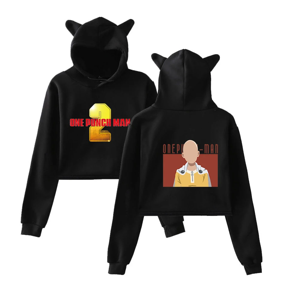 One Punch Man сезон 2 главный герой Сайтама 2D принт модный тренд сала короткий кошачий