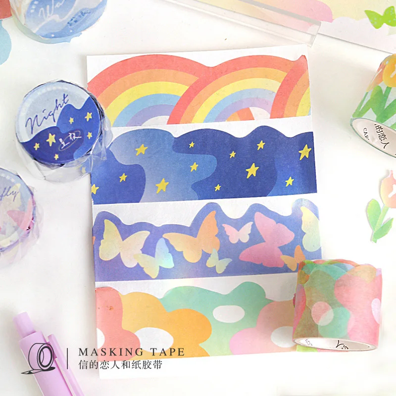 Vashi Tape Hand Tent Sticker Sealing Sticker Decorative Tape Stationery Cartoon Cute Series
Vashi Tape Hand Tent Sticker Sealing Sticker Decorative Tape Stationery Cartoon Cute Series