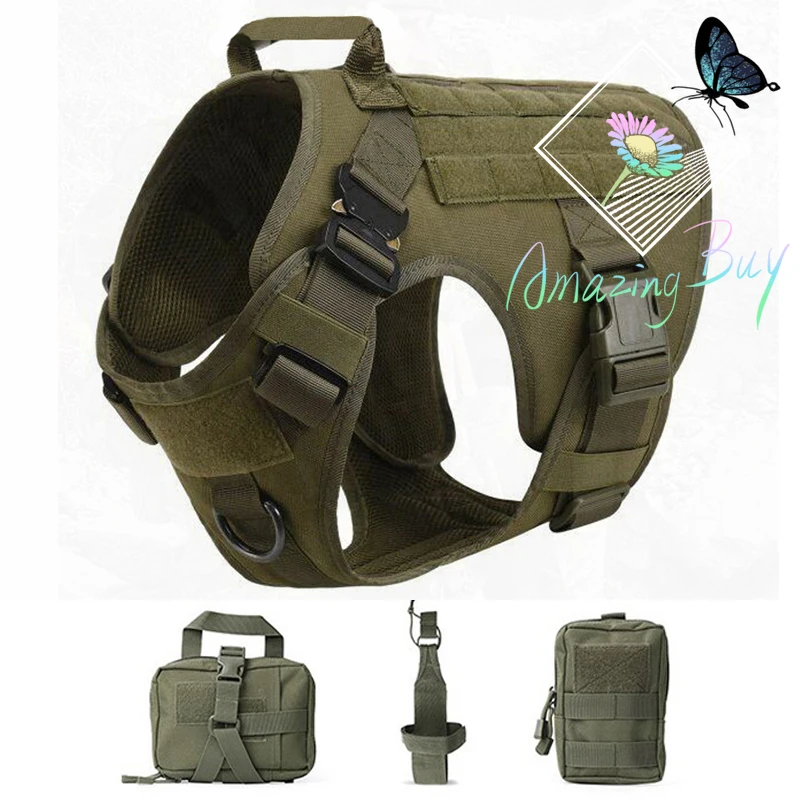 Tactical dog clothes And Leash Set Metal Buckle Big Dog Vest K9 German Shepherd Durable Pet Harness For Large Dogs Training
Tactical dog clothes And Leash Set Metal Buckle Big Dog Vest K9 German Shepherd Durable Pet Harness For Large Dogs Training