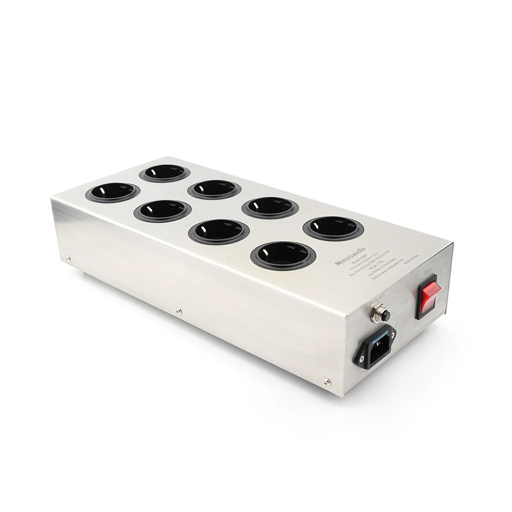 Monosaudio EU800 HiFi Power Filter Plant, US Socket 8Ways AC Power Conditioner Audiophile Power Purifier
Monosaudio EU800 HiFi Power Filter Plant, US Socket 8Ways AC Power Conditioner Audiophile Power Purifier