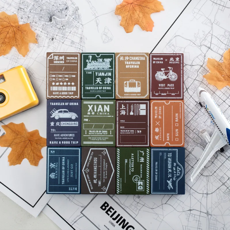 Vintage Wooden Handle China City Series Stamp DIY Wooden Rubber Stamps for Scrapbooking Stationery Scrapbooking Standard Stamp
Vintage Wooden Handle China City Series Stamp DIY Wooden Rubber Stamps for Scrapbooking Stationery Scrapbooking Standard Stamp