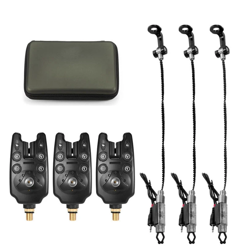 6Pcs Fishing Bite Alarms Set Digital Fishing Alarm Wiggler Set Blue LED Alarm Indicator Alert Bell Fishing Tackle
6Pcs Fishing Bite Alarms Set Digital Fishing Alarm Wiggler Set Blue LED Alarm Indicator Alert Bell Fishing Tackle