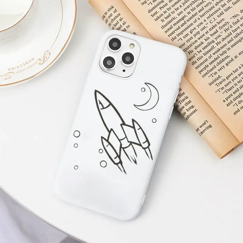 Cute Space Planet Stars Phone Case White Candy Color for iPhone 11 12 mini pro XS MAX 8 7 6 6S Plus X SE 2020 XR 
Cute Space Planet Stars Phone Case White Candy Color for iPhone 11 12 mini pro XS MAX 8 7 6 6S Plus X SE 2020 XR