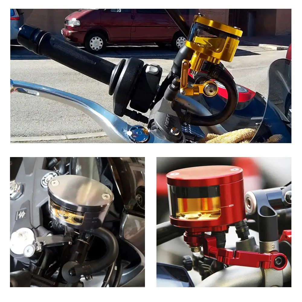Motorcycle Brake Fluid Reservoir Rear Master Cylinder Tank Oil Cup Motocross Brake Clutch Tank Cylinder Fluid Oil Reservoir Cup 
Motorcycle Brake Fluid Reservoir Rear Master Cylinder Tank Oil Cup Motocross Brake Clutch Tank Cylinder Fluid Oil Reservoir Cup