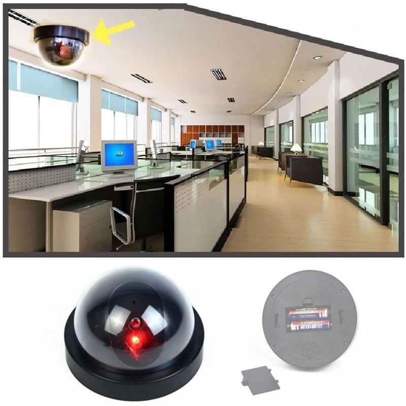 4Pcs Fake Dummy Dome Surveillance Home Security Camera with LED Sensor Light
4Pcs Fake Dummy Dome Surveillance Home Security Camera with LED Sensor Light