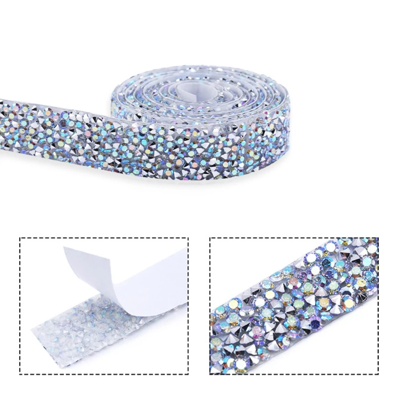 5 Rolls in 4 Sizes Crystal Rhinestone RibbonDIY Handmade Crafts Decorations (10mm/0.39in,15mm/0.59in, 20mm/0.79in, 30mm M6CD
5 Rolls in 4 Sizes Crystal Rhinestone RibbonDIY Handmade Crafts Decorations (10mm/0.39in,15mm/0.59in, 20mm/0.79in, 30mm M6CD