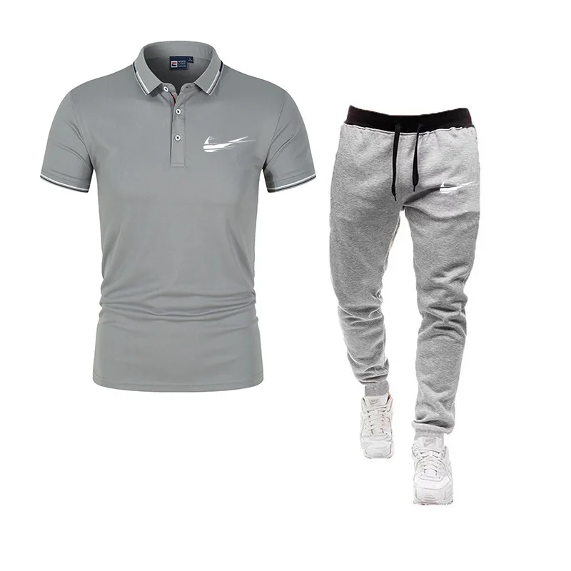 Men's Polo Shirt Set Fashion Casual Sports Lapel Shirt Short-sleeved T-shirt Shorts Two-piece Set Summer Mens Shorts Set 2Piece
Men's Polo Shirt Set Fashion Casual Sports Lapel Shirt Short-sleeved T-shirt Shorts Two-piece Set Summer Mens Shorts Set 2Piece
