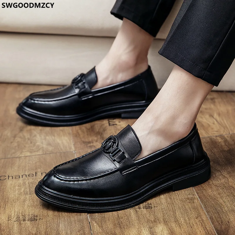 Platform Men Dress Shoes Italian Coiffeur Party Shoes for Men Formal Loafers Leather Shoes Men Zapatos Formales Hombre Chaussure
Platform Men Dress Shoes Italian Coiffeur Party Shoes for Men Formal Loafers Leather Shoes Men Zapatos Formales Hombre Chaussure