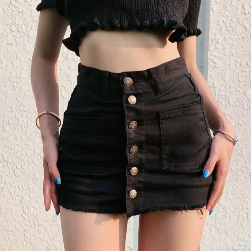 Kywommnz Summer 2021 Women A-breasted High-waisted Denim Short Half-length Skirt With Thin Legs And Long A-line Skirt E2295
Kywommnz Summer 2021 Women A-breasted High-waisted Denim Short Half-length Skirt With Thin Legs And Long A-line Skirt E2295