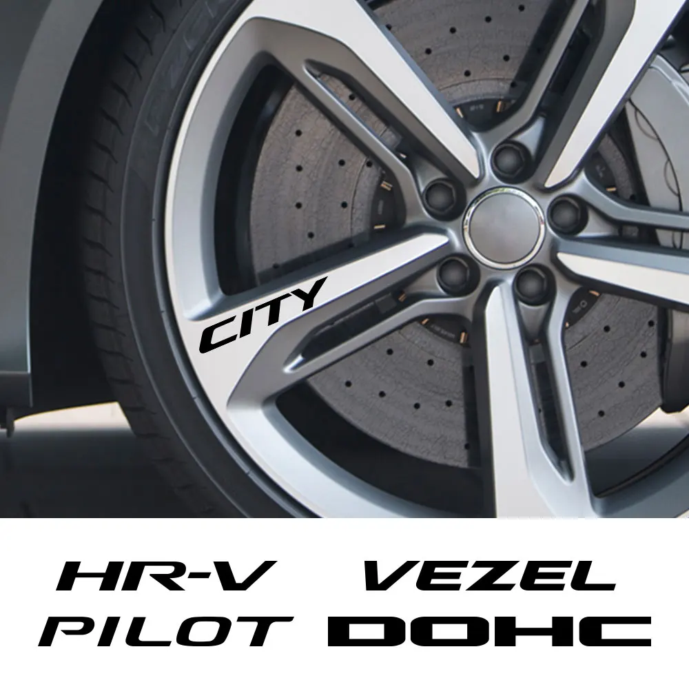 4 шт. автомобиль наклейка на обод колеса для Honda CITY DOHC HR V Легенда модуль Одиссея