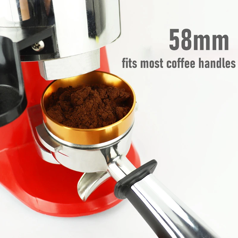 51/53/58MM Coffee Dosing Ring Aluminum Distributor Handmade Filter for Brewing Bowl Powder Basket Spoon Tool Tampers Portafilter
51/53/58MM Coffee Dosing Ring Aluminum Distributor Handmade Filter for Brewing Bowl Powder Basket Spoon Tool Tampers Portafilter