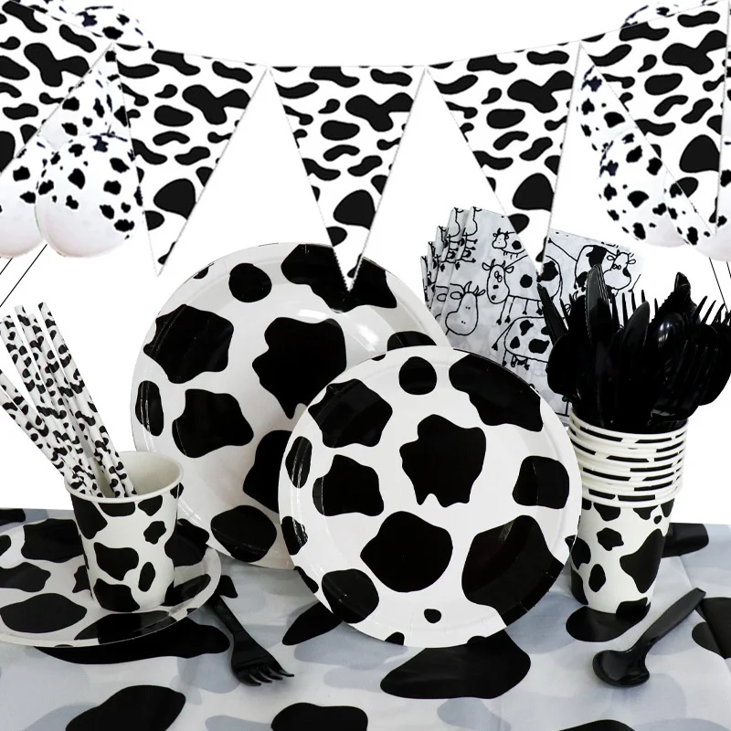 Farm Cow Theme Birthday Party Animal Party Cow Decoration Disposable Cup Plate Tablecloth Baby Shower Balloon Decoration
Farm Cow Theme Birthday Party Animal Party Cow Decoration Disposable Cup Plate Tablecloth Baby Shower Balloon Decoration