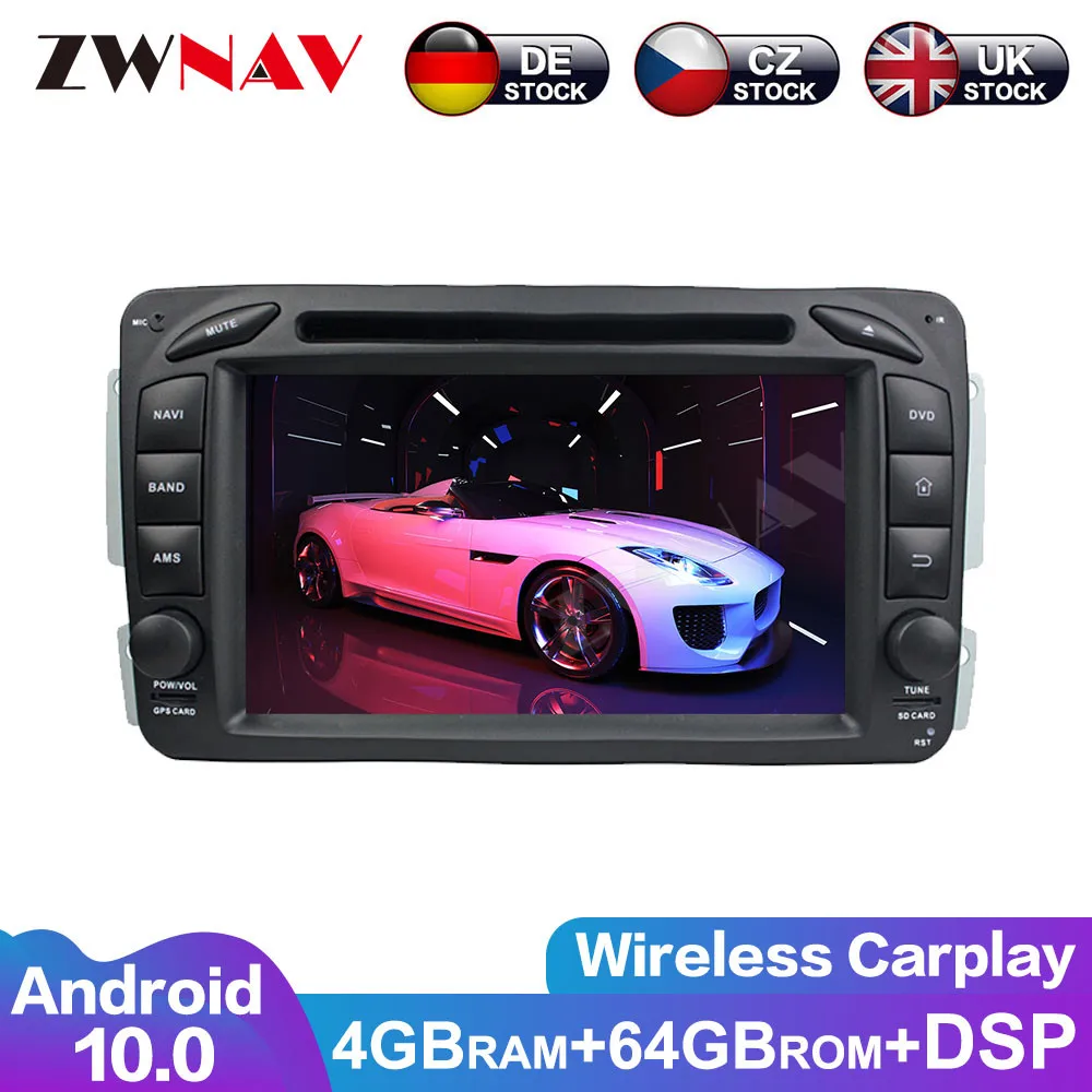 Carplay Android 10.0 Screen Car Multimedia DVD Player For BENZ C-Class W203 2000-2004 GPS Navi Auto Radio Audio Stereo Head Unit
Carplay Android 10.0 Screen Car Multimedia DVD Player For BENZ C-Class W203 2000-2004 GPS Navi Auto Radio Audio Stereo Head Unit