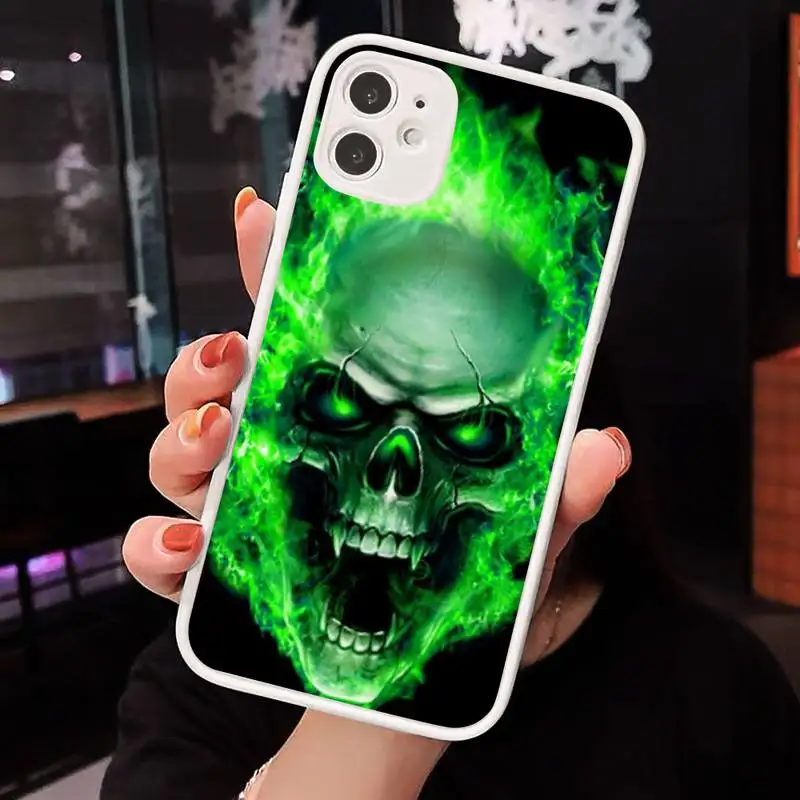 Art design cool skull flame Phone Cases Matte Transparent for iPhone 7 8 11 12 s mini pro X XS XR MAX Plus cover funda
Art design cool skull flame Phone Cases Matte Transparent for iPhone 7 8 11 12 s mini pro X XS XR MAX Plus cover funda