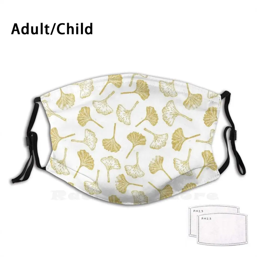 Ginkgo Biloba Linocut Pattern Glitter Gold Print Washable Filter Anti Dust Mouth Mask Gingko Gingko Biloba Linocut Pattern
Ginkgo Biloba Linocut Pattern Glitter Gold Print Washable Filter Anti Dust Mouth Mask Gingko Gingko Biloba Linocut Pattern