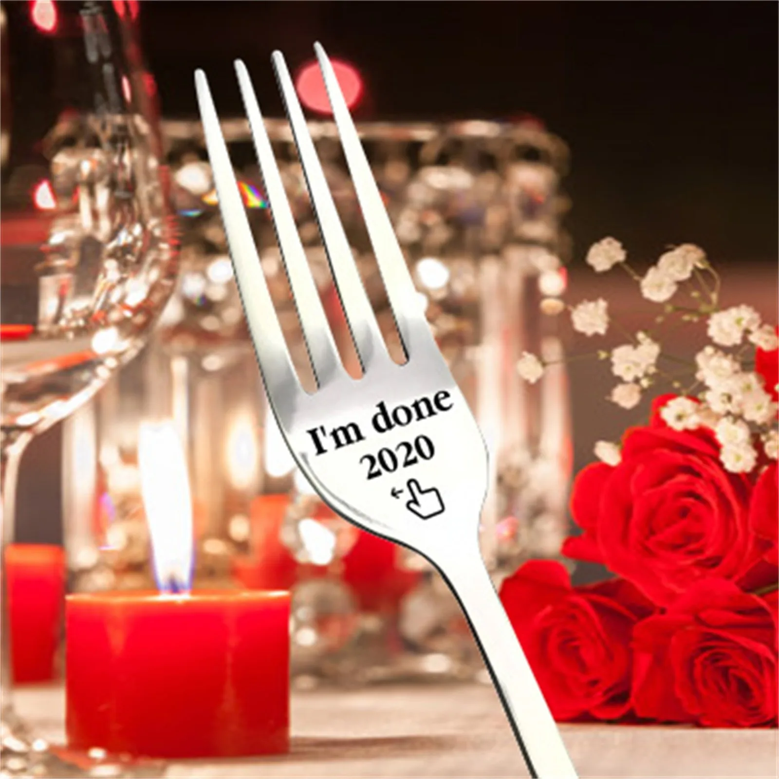 1PC Engraved Fork Best Gift for Husband Wife and Family Letter Engraved Fork Exquisite Stainless Steel Printed Letters L*5
1PC Engraved Fork Best Gift for Husband Wife and Family Letter Engraved Fork Exquisite Stainless Steel Printed Letters L*5