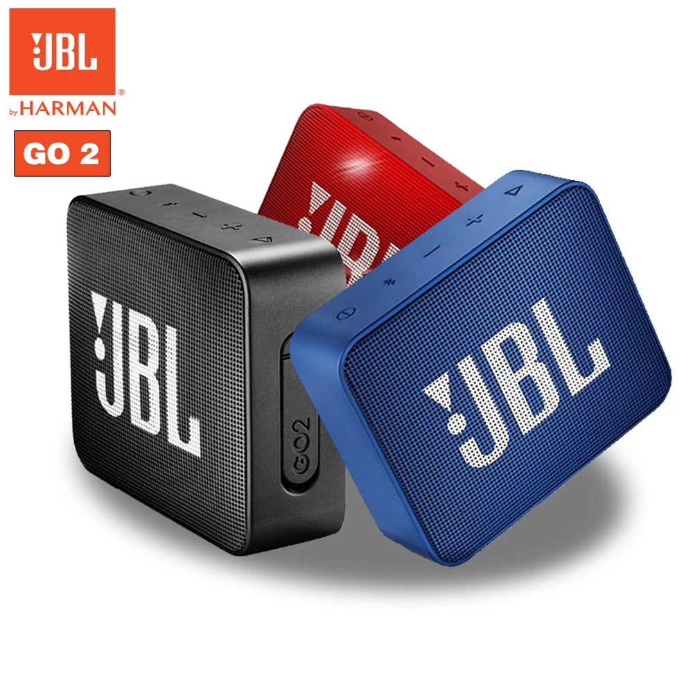 

JBL GO 2 оригинальный беспроводной Bluetooth-динамик Go2 IPX7 водонепроницаемый спортивный портативный микрофон перезаряжаемый мини-динамик