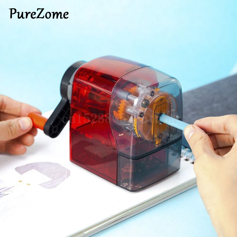 Creative Clear Pencil Sharpener Mechanical Manual Hand Cranking Stationery School Office Supplies Student Gift
Creative Clear Pencil Sharpener Mechanical Manual Hand Cranking Stationery School Office Supplies Student Gift