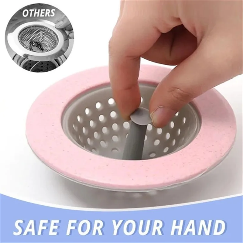 Anti Clog Flexible Sink Strainer 4 Pcs Kitchen Basket Catcher 4.3 Inch Wide Rim Perfect for Most Sink Drains SCVD889
Anti Clog Flexible Sink Strainer 4 Pcs Kitchen Basket Catcher 4.3 Inch Wide Rim Perfect for Most Sink Drains SCVD889