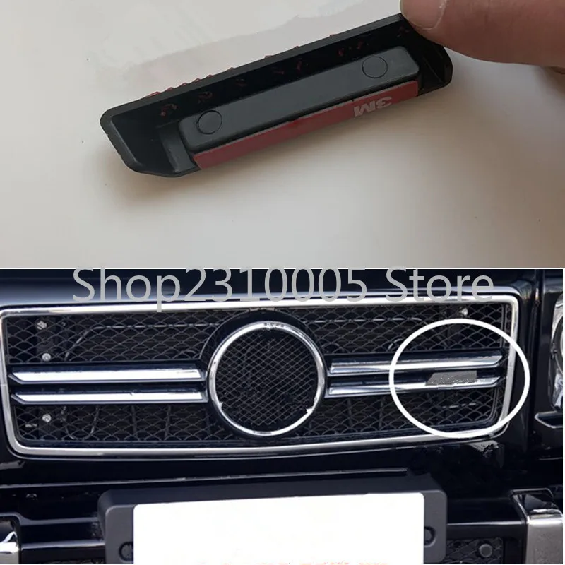 Мини логотип эмблема значок двойная решетка Передняя для Mercedes AMG G class W463 G63 G65 G350 G500