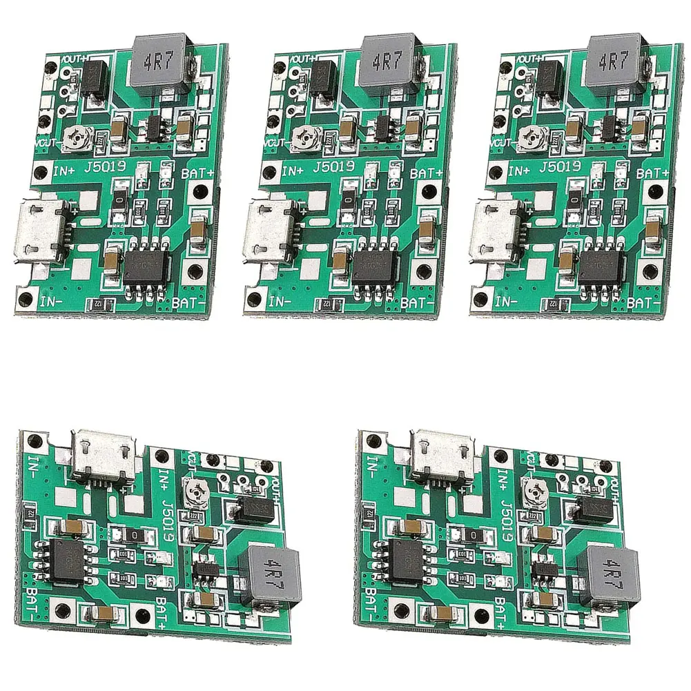 5PCS DC 3.7V to 5V 9V Adjustable Step Up 18650 Lithium Battery Charging Discharge Integrated Module Li-ion Battery Module
5PCS DC 3.7V to 5V 9V Adjustable Step Up 18650 Lithium Battery Charging Discharge Integrated Module Li-ion Battery Module