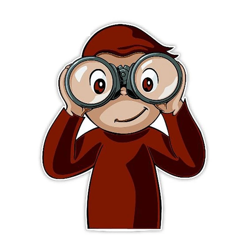 13X10.4CM Exterior Accessories Interesting Car Sticker Curious George Personality Car-styling Animal Vinyl Decal
13X10.4CM Exterior Accessories Interesting Car Sticker Curious George Personality Car-styling Animal Vinyl Decal