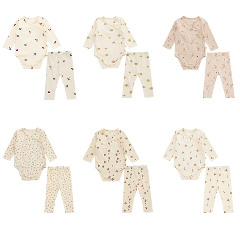 Newborn Sets Baby Girl Autumn Long Sleeve Flower Printed Bodysuit and Pants Set for Kids Children's Clothing Girl 0-2 Years Old
Newborn Sets Baby Girl Autumn Long Sleeve Flower Printed Bodysuit and Pants Set for Kids Children's Clothing Girl 0-2 Years Old