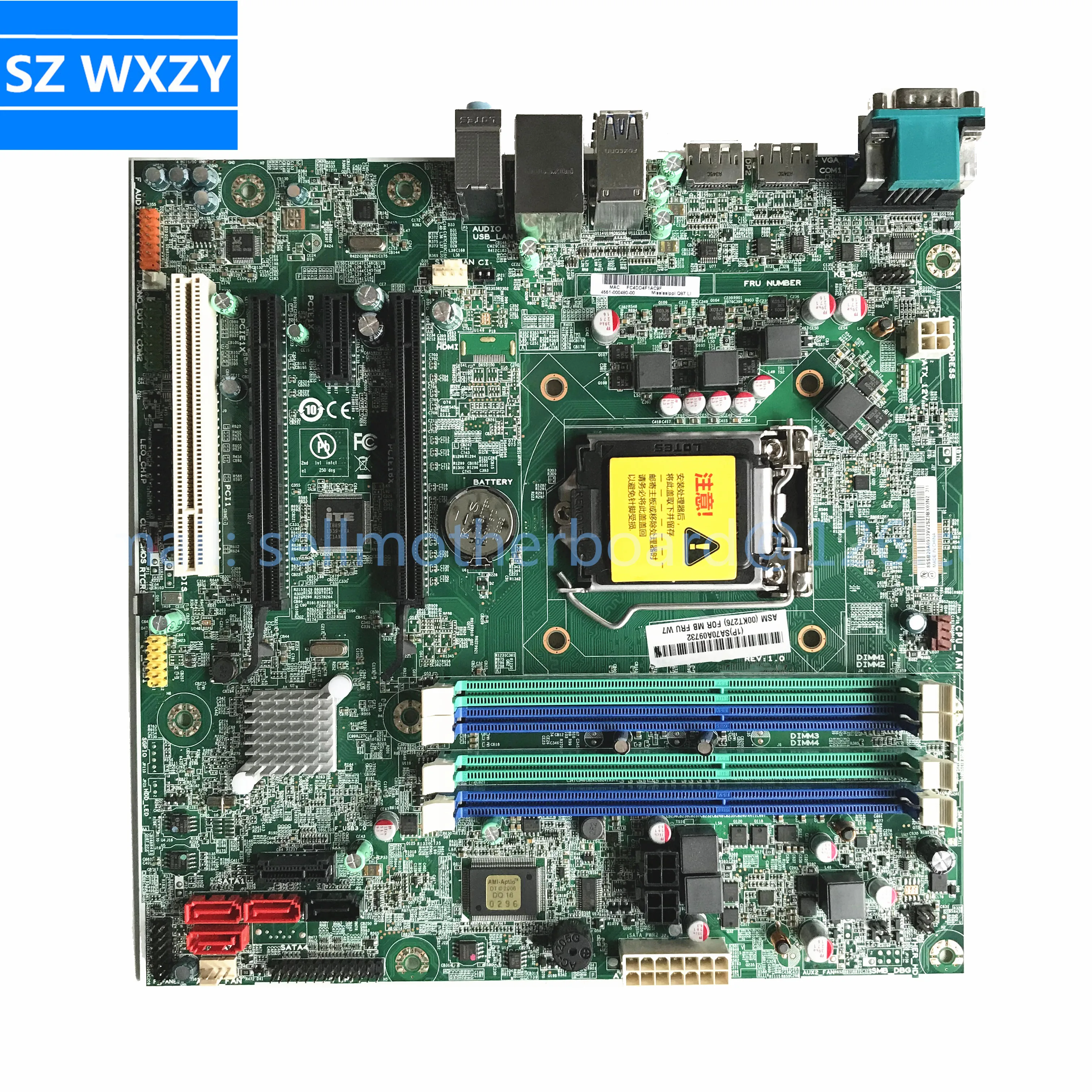 Материнская плата для Lenovo M93 M93P Q87 IS8XM REV: 1 0 FRU 00KT277 00KT276 MB 100% протестирована Быстрая
