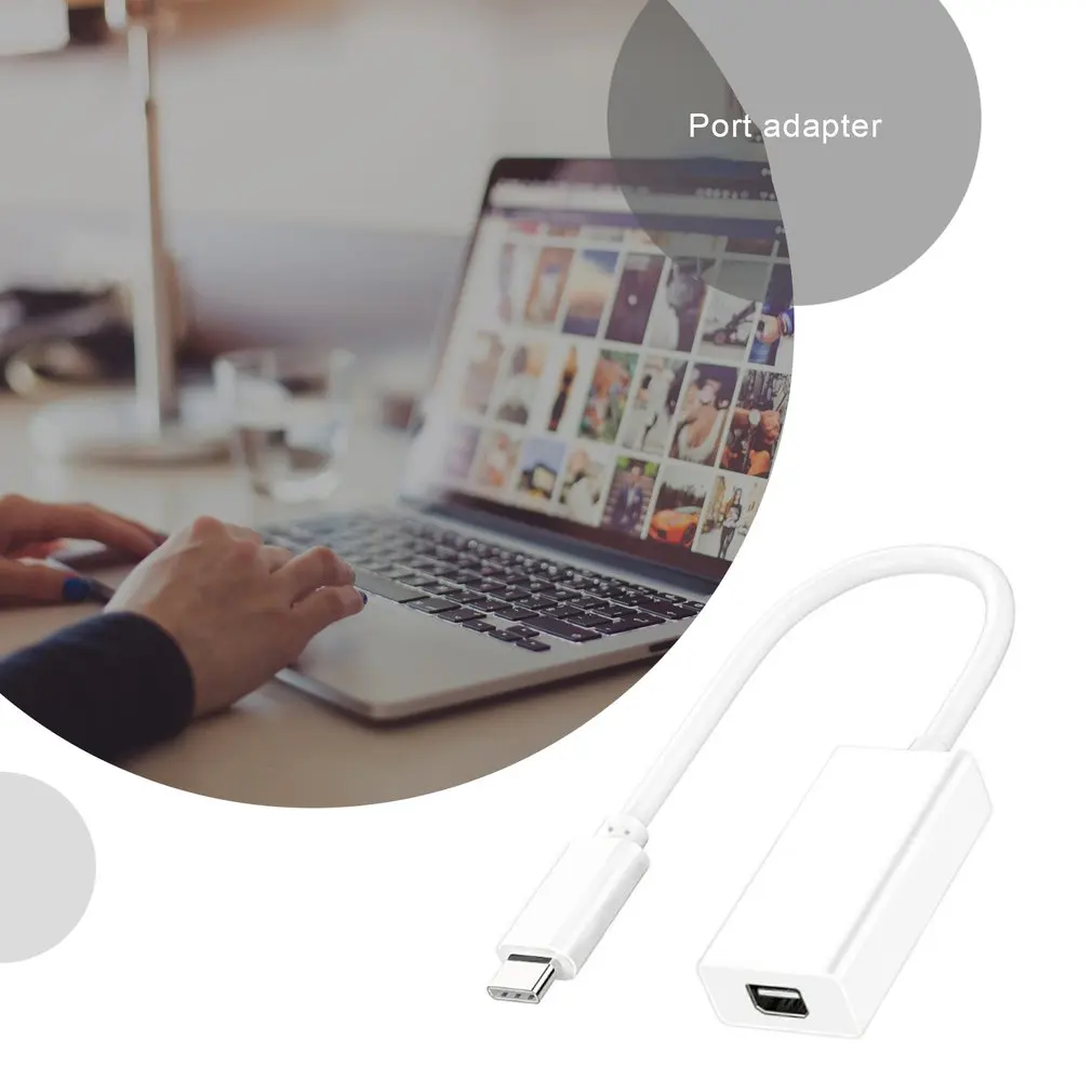 USB-c to Mini Display Port Adapter USB 3.1 Type C to Thunderbolt 2 Adapter USB-c to Mini Display Port
USB-c to Mini Display Port Adapter USB 3.1 Type C to Thunderbolt 2 Adapter USB-c to Mini Display Port