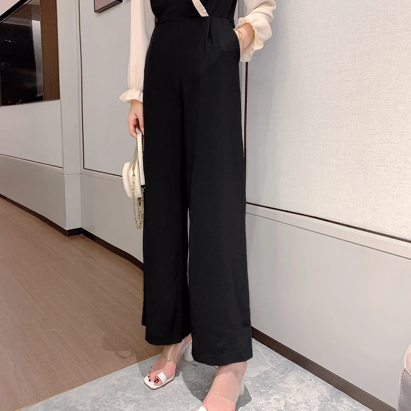 Black Bodysuit Women's Retro French Style Bubble Long Sleeve Bodysuit 2021 Summer Loose High Waist Wide Leg Pants
Black Bodysuit Women's Retro French Style Bubble Long Sleeve Bodysuit 2021 Summer Loose High Waist Wide Leg Pants