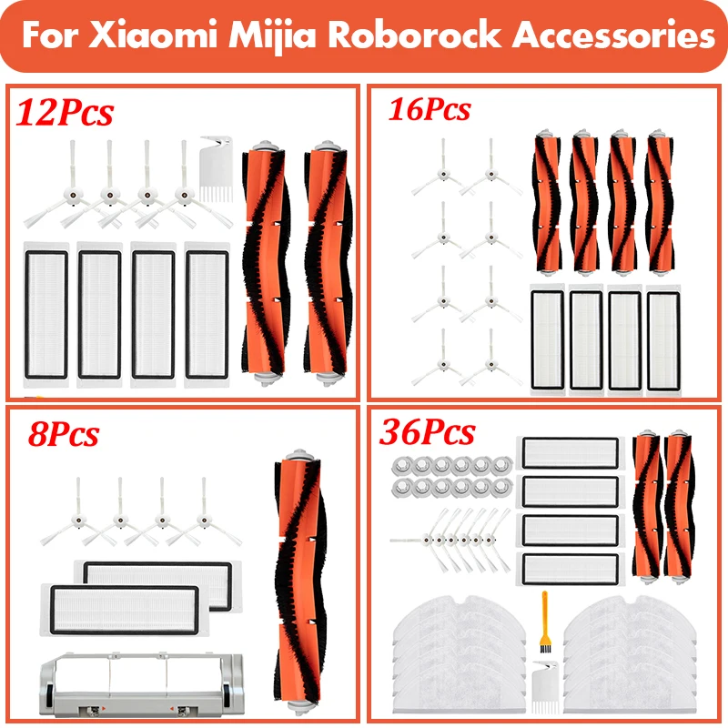 Hepa Filter Mop Rag Brush for Xiaomi Mijia 1s for Roborock S50 S55 S5 Max S6MaxV S6 Pure Accessories Robot Vacuum Cleaner Parts
Hepa Filter Mop Rag Brush for Xiaomi Mijia 1s for Roborock S50 S55 S5 Max S6MaxV S6 Pure Accessories Robot Vacuum Cleaner Parts