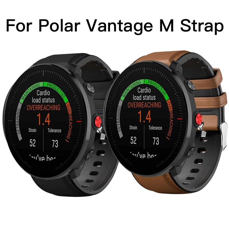 22mm Leather + Silicone Smart Watch Band For Polar Vantage M Strap Replacement Watchband For Samsung Galaxy Watch 46mm Accessory
22mm Leather + Silicone Smart Watch Band For Polar Vantage M Strap Replacement Watchband For Samsung Galaxy Watch 46mm Accessory