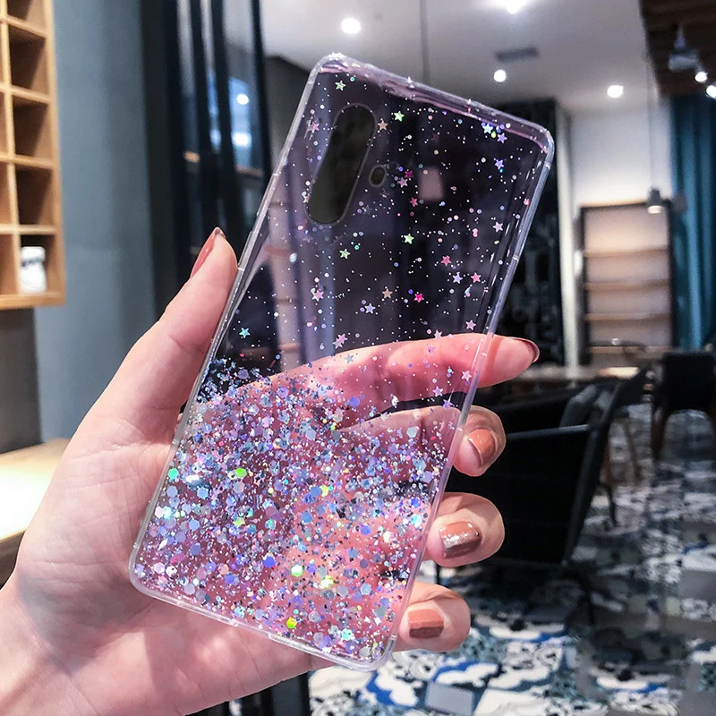 Модный Блестящий ЧЕХОЛ ДЛЯ VIVO Z6 Z5X X50 Pro X30 X27 X23 X21 X21i X20 IQOO NEO 3 NEX V17 V15 V11 прозрачный