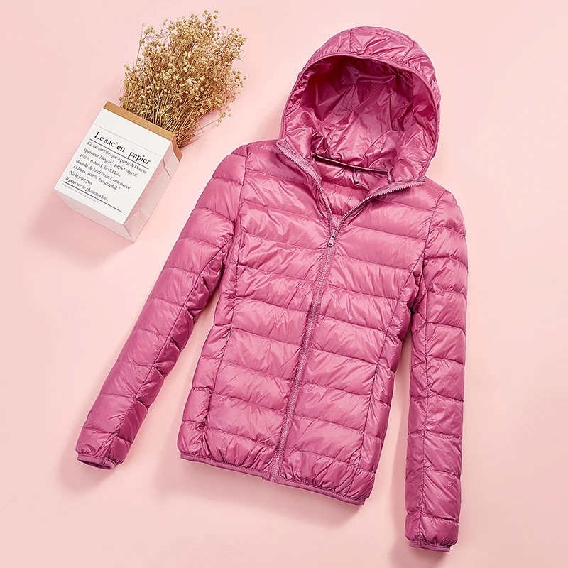 Down Jacket Women Duck Down Coat 2020 Autumn Winter Ultra Light Thin Female Portable Plus Size Warm Down Jacket Hooded Outerwear
Down Jacket Women Duck Down Coat 2020 Autumn Winter Ultra Light Thin Female Portable Plus Size Warm Down Jacket Hooded Outerwear