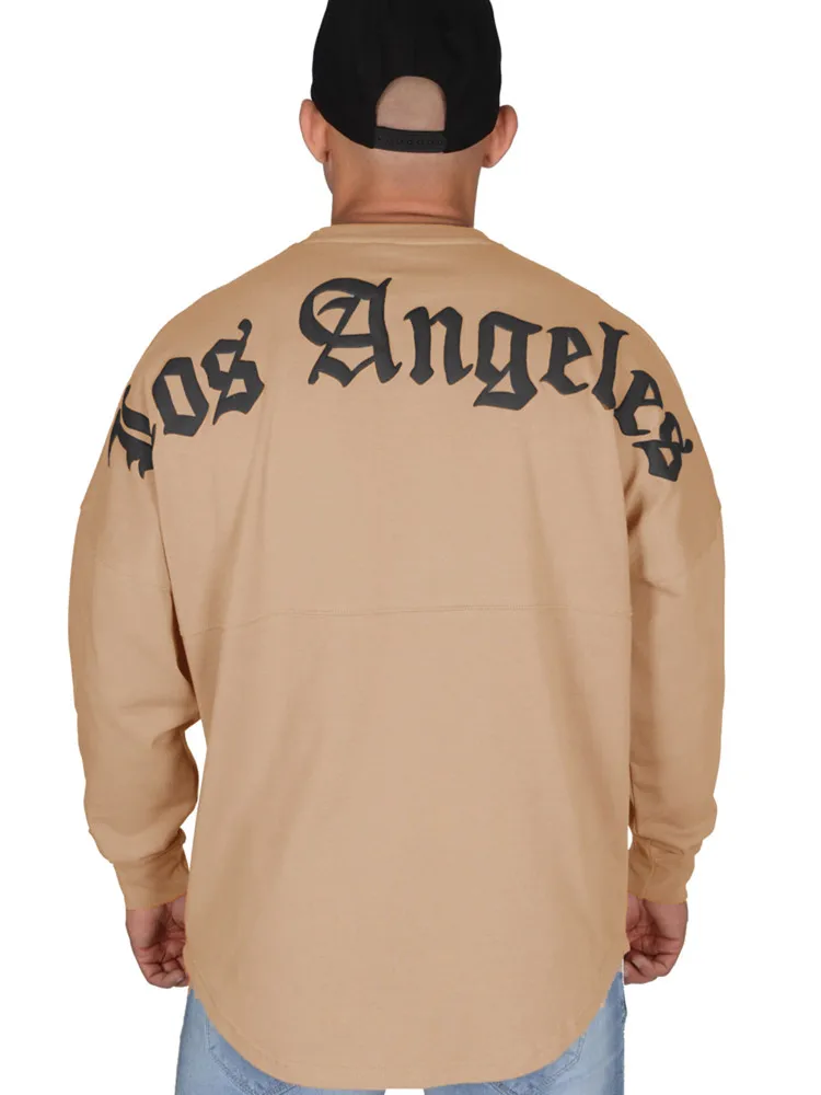 New Men Loose Fitness Long Sleeve Shirts Autumn 2021 Casual Fashion Printed T-shirt Male Gyms Fitness Black Tee Shirt Tops Brand
New Men Loose Fitness Long Sleeve Shirts Autumn 2021 Casual Fashion Printed T-shirt Male Gyms Fitness Black Tee Shirt Tops Brand