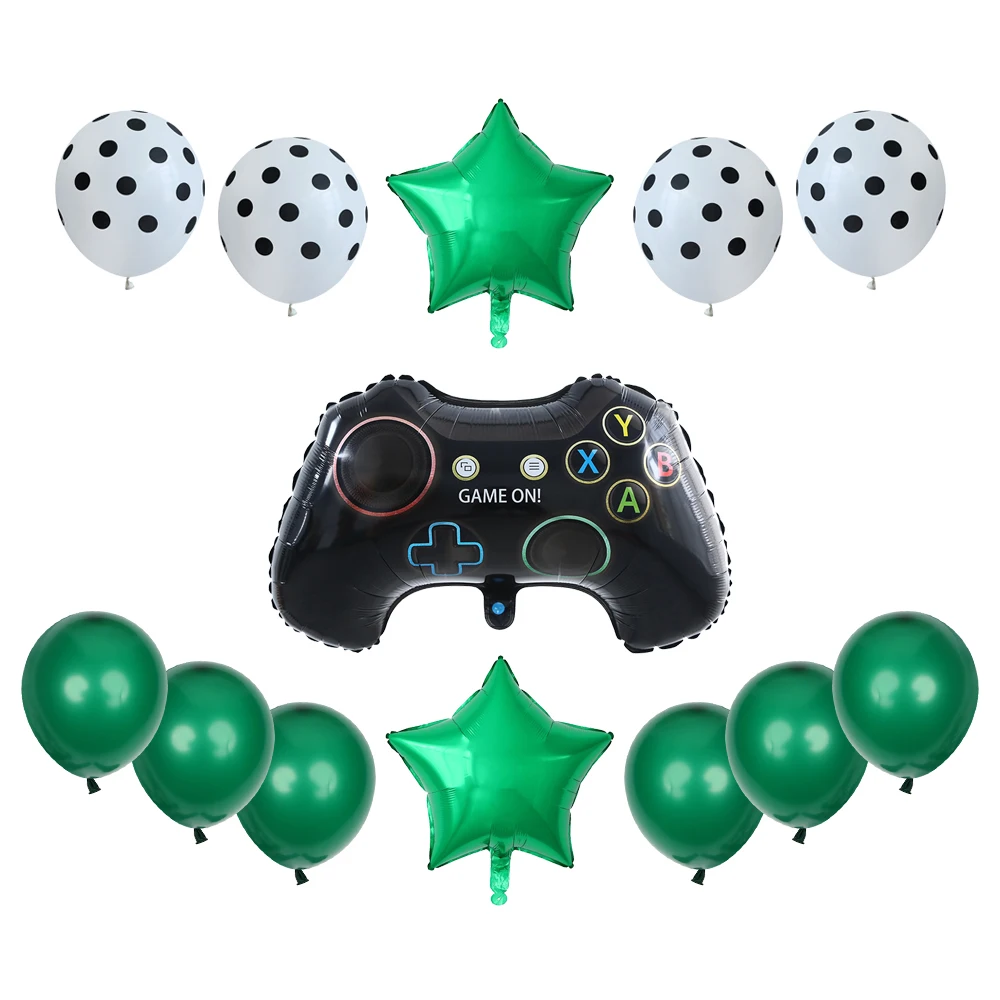 13pcs/set Game Handle Balloons Birthday Party Game Party Decoration Gamepad Foil Balloons Party Supplies Anniversary Decor
13pcs/set Game Handle Balloons Birthday Party Game Party Decoration Gamepad Foil Balloons Party Supplies Anniversary Decor