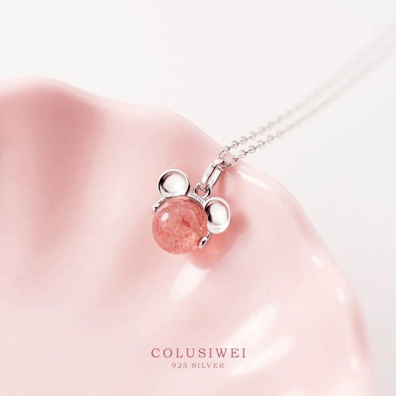Colusiwei 100% Pure 925 Sterling Silver Cute Little Mouse Short Necklace for Women Korean Style Fashion Jewelry 2020 Mode
Colusiwei 100% Pure 925 Sterling Silver Cute Little Mouse Short Necklace for Women Korean Style Fashion Jewelry 2020 Mode