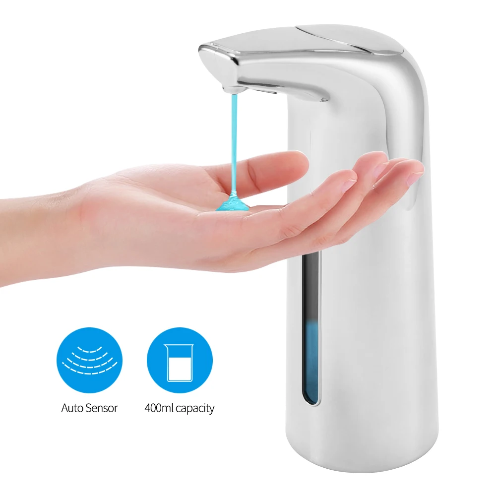 400ML Automatic Liquid Soap Dispenser Smart Sensor Soap Dispensador Touchless ABS Soap Dispenser For Kitchen Bathroom
400ML Automatic Liquid Soap Dispenser Smart Sensor Soap Dispensador Touchless ABS Soap Dispenser For Kitchen Bathroom