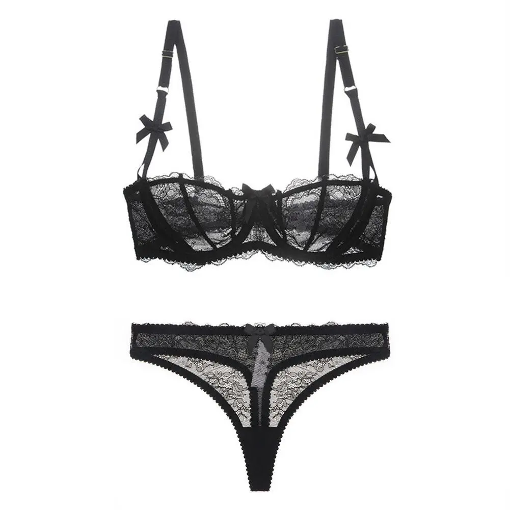 New Sexy Embroidery Transparent Women Bra And Panties Set Lingerie Plus Size D E Cup Push Up Ultra Thin Lace Underwear SetCY0015
New Sexy Embroidery Transparent Women Bra And Panties Set Lingerie Plus Size D E Cup Push Up Ultra Thin Lace Underwear SetCY0015