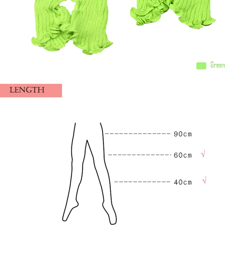 Punk Solid Fluorescent Green Cool Knit Long Socks Women Outdoor Knee High Elastic Leg Warmers 2020 Lady Warm Slim Gothic Sock 
Punk Solid Fluorescent Green Cool Knit Long Socks Women Outdoor Knee High Elastic Leg Warmers 2020 Lady Warm Slim Gothic Sock