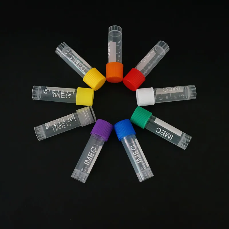 24/50Pcs 1.8ml(2ml) Cryovial Plastic Test Tubes Cryo Vial Freezing Tube Cold Storage Tube With Gasket 
24/50Pcs 1.8ml(2ml) Cryovial Plastic Test Tubes Cryo Vial Freezing Tube Cold Storage Tube With Gasket