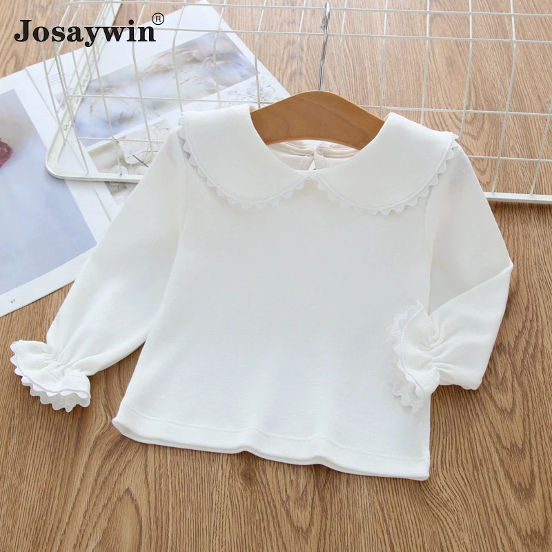 Spring Autumn Children's T-Shirt Newborn Infant Baby Girls Peter Pan Collar Long Sleeve Girls Baby T-shirt Cotton Top Clothing
Spring Autumn Children's T-Shirt Newborn Infant Baby Girls Peter Pan Collar Long Sleeve Girls Baby T-shirt Cotton Top Clothing