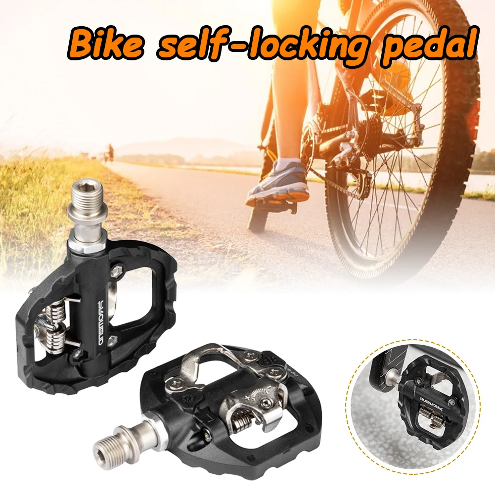 MTB Self-Locking Cycling Pedals with Cleats Bearing DU+ Bearings Structure Cycling Padels Compeatible For Shimano SPD
MTB Self-Locking Cycling Pedals with Cleats Bearing DU+ Bearings Structure Cycling Padels Compeatible For Shimano SPD