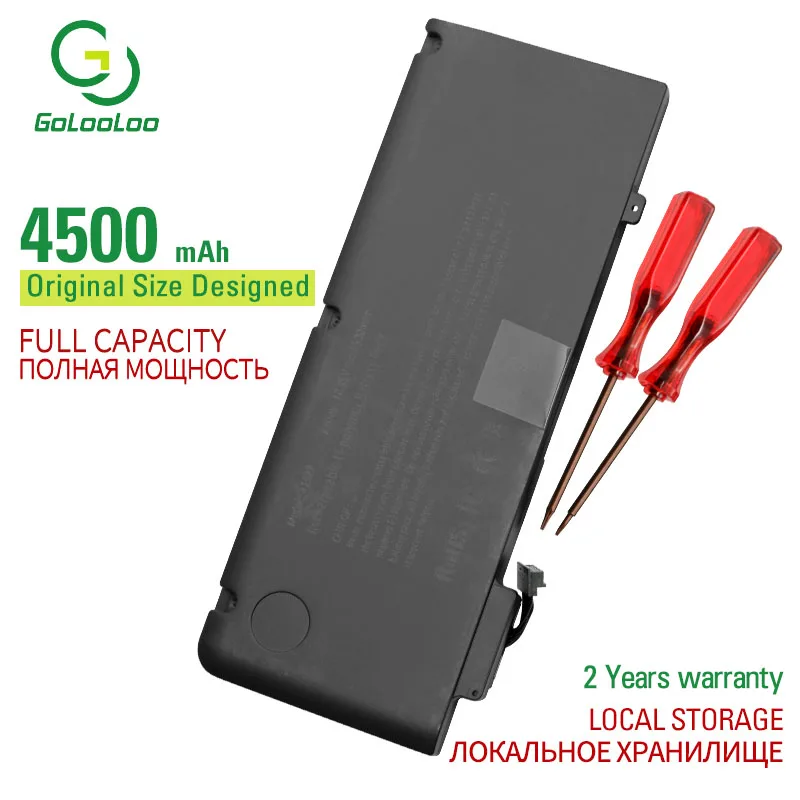 Golooloo laptop battery for APPLE MacBook Pro 13" MB991*/A MB991CH/A MB991J/A MB991LL/A MB991TA/A MB991ZP/A
Golooloo laptop battery for APPLE MacBook Pro 13" MB991*/A MB991CH/A MB991J/A MB991LL/A MB991TA/A MB991ZP/A