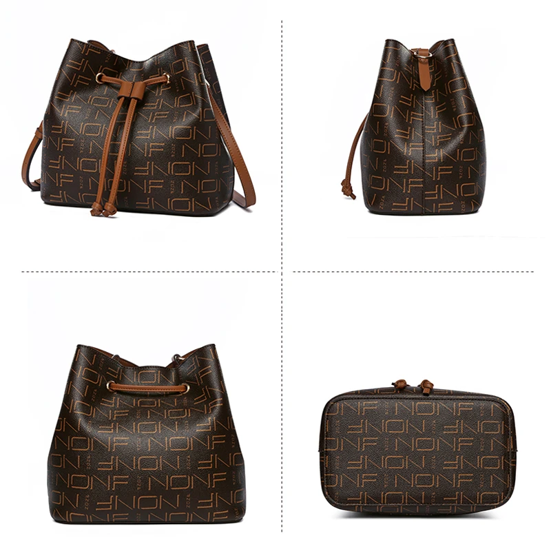 Genuine Leather Bucket Bag for Women 2020 New Fashion Drawstring Shoulder Messenger Bags Ladies Fashionable Purses and Handbags
Genuine Leather Bucket Bag for Women 2020 New Fashion Drawstring Shoulder Messenger Bags Ladies Fashionable Purses and Handbags