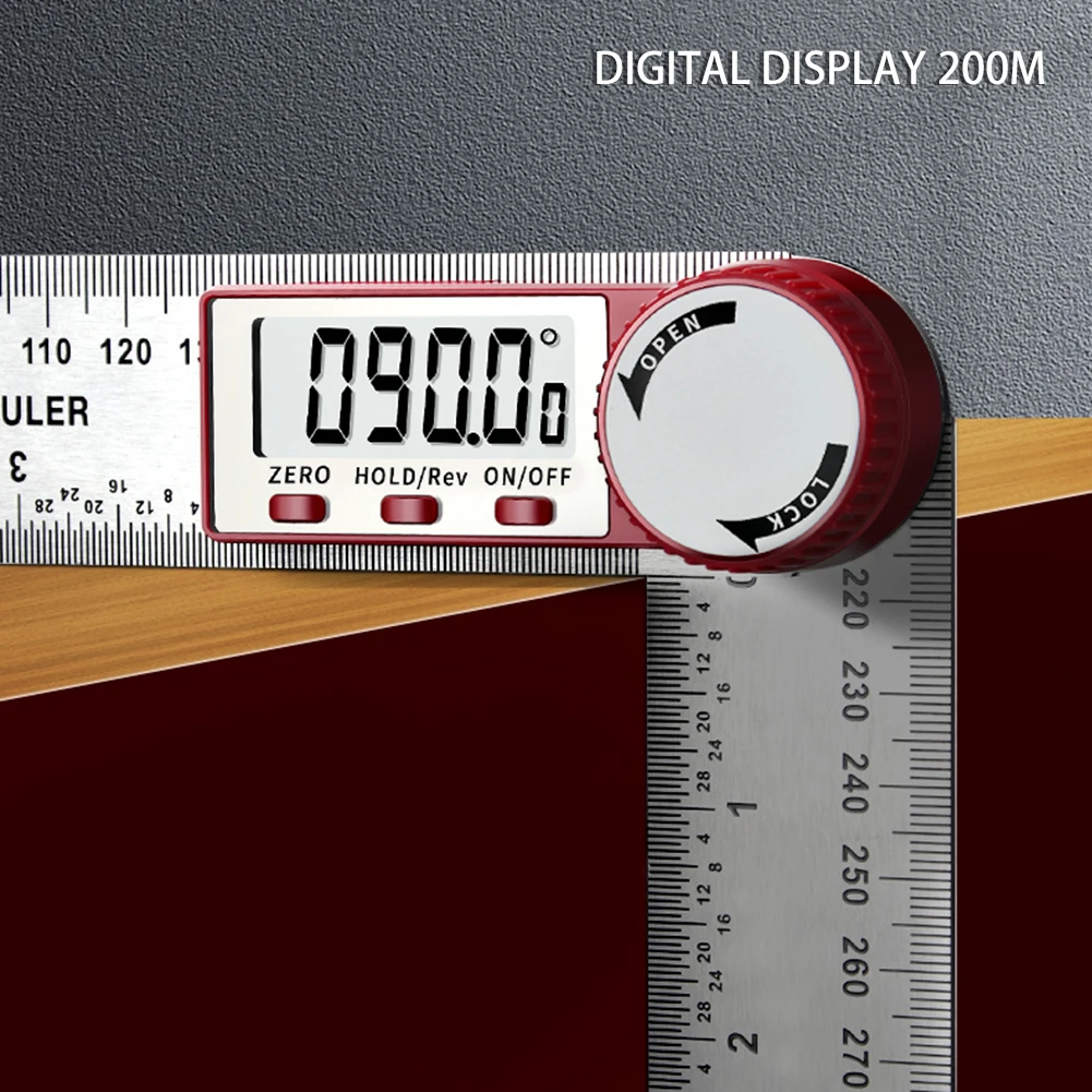 2 in 1 Digital Angle Finder Stainless Steel Protractor Ruler Meter Inclinometer Goniometer Angle Gauge Measuring Tools
2 in 1 Digital Angle Finder Stainless Steel Protractor Ruler Meter Inclinometer Goniometer Angle Gauge Measuring Tools